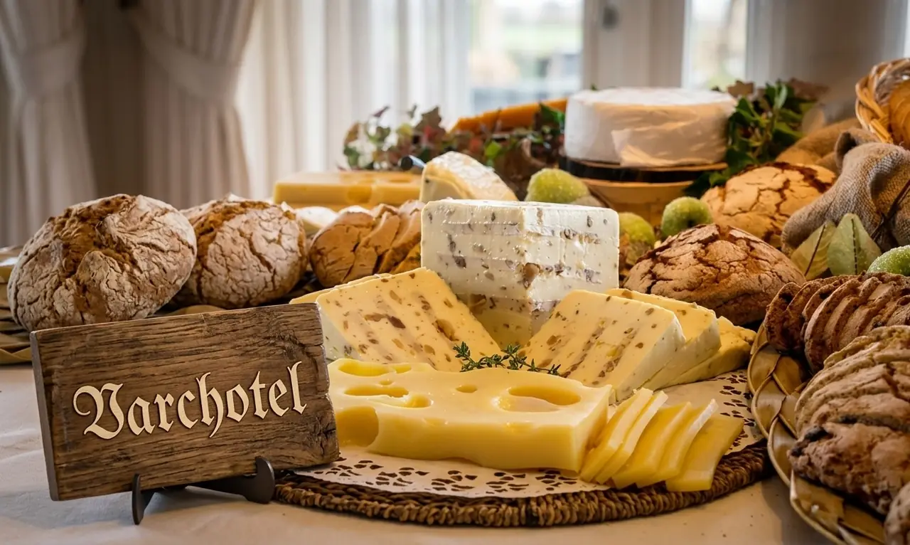 Generoso buffet de pequeno-almoço português
